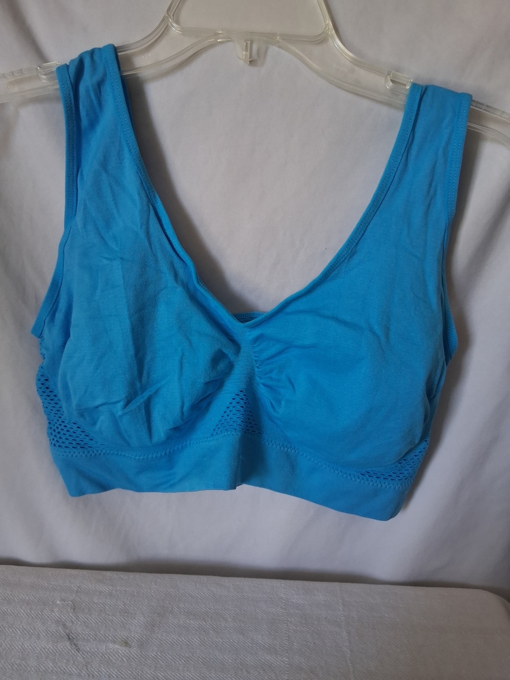 Seamless Blue Comfort Wireless Bra